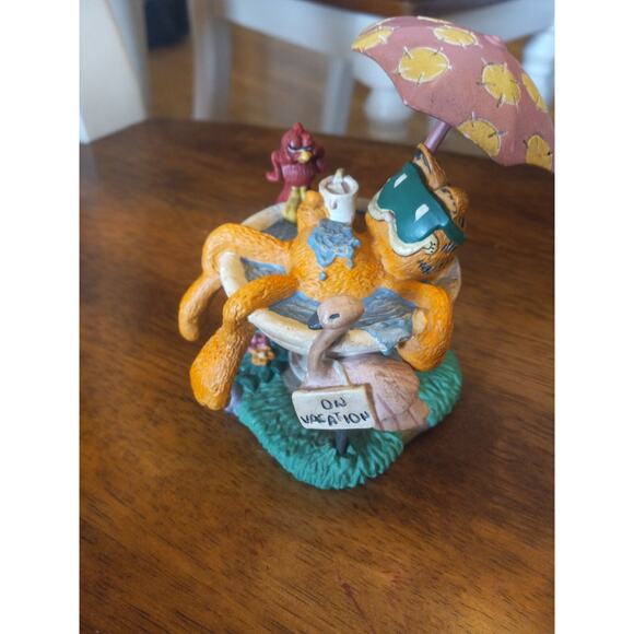 VINTAGE 1992 Garfield ''ON VACATION'' Figurine Jim Davis The Danbury Mint - Picture 3 of 5